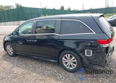 2014 Honda Odyssey Ex z USA, uszkodzony, nr VIN 5FNRL5H42EB134388